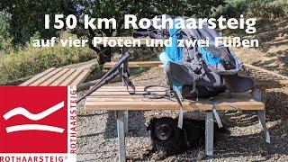 Wandern mit Hund - 150 km Rothaarsteig komplett - auf 4 Pfoten und 2 Füßen in 7 Etappen