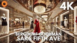 Magical Christmas Shopping in NYC - Bergdorf Goodman & Saks Fifth Avenue Tour (POV)