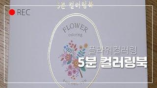 [초보자컬러링북추천] 김충원선생님의 5분컬러링북 처음부터 차근차근시작