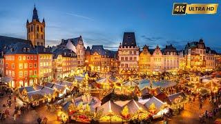 [4k] Strasbourg, France. The capital of Christmas. Discover the cultural and architectural magic.