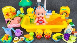 103 Minutes Satisfying with Unboxing Bunny House Toys Collection, Cute Doll Bathtub | Review Toys