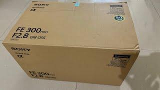 Sony FE 300mm f2.8 1st consumer unwrapping - India