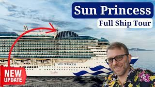 Sun Princess Ship Tour *Renovated Late 2024* Exploring a Wildly Different Cruise Ship, Deck by Deck!