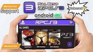 OMG  RPCS3 Android Alpha Build Released | Mediatek Support | Full Setup + Gameplay