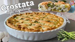 Crostata Salata PRIMAVERA con Asparagi e Porro RICETTA FACILISSIMA GUSTOSA E SFIZIOSA