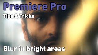 Blur effect in bright areas of the video in Premier Pro