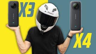 Which 360 Camera Is Best For Motorcycles? | Insta360 X4 vs X3