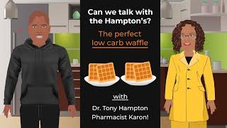 The perfect low carb waffle from the metabolic health couple:The Hamptons@dietdoctor recipe in notes