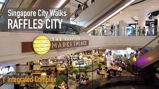 Raffles City - Singapore City Walks ASMR [4K]