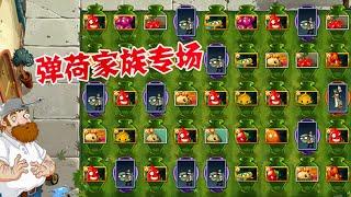 植物大战僵尸：35个花瓶植物VS终极罗马凯撒，弹荷队专场，这是僵尸干的事？