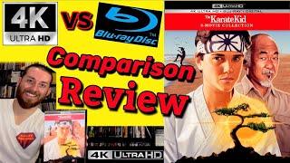 The Karate Kid 4K UltraHD Blu Ray Review Collection 3 Film Trilogy Unboxing, 4K vs BluRay Comparison