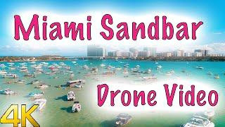 Haulover Sandbar | Miami | Drone video 4K