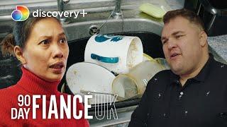 Will Shaun's Messy Flat Drive Christine Back to the Philippines?! | 90 Day Fiancé: UK | discovery+