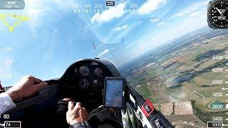 Flying Cross Country ASW 20B sailplane. Dont get lost! Roy Dawson video