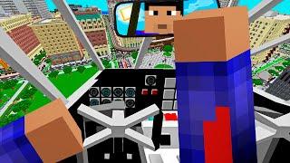 HICE UN VIAJE LARGO Y AÉREO EN AVIÓN EN MINECRAFT TROLL 