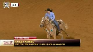 Hailey Kinsel on "Western Sports Weekly"