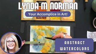 Abstract Watercolors: Unleash Creativity with Bold Shapes & Vibrant Colors! 