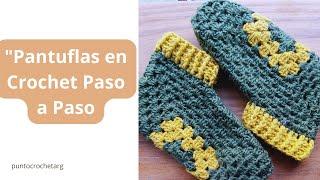 Teje pantu medias en crochet súper fáciles y cómodas 