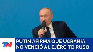 Putin prometió ocuparse de los "bandidos" ucranianos que ocupan la región de Kursk