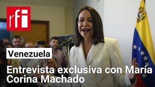 María Corina Machado responde al "baño de sangre" de Maduro: "Es una monstruosidad" • RFI