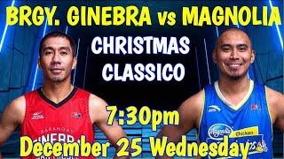 BRGY. GINEBRA vs MAGNOLIA I LIVE SCORES PLAY-BY-PLAY and COMMENTARY