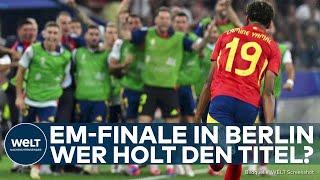 EM 2024: Spanien trifft auf England im Finale in Berlin! Wer hat die größten Chancen auf den Titel?