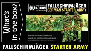 Bolt Action Fallschirmjager German Starter Army - Unboxing and review