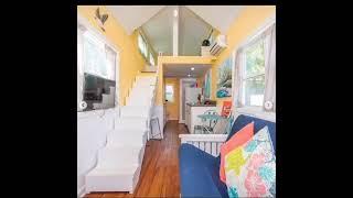 Prefab Tiny House on Wheels with Trailer #tinyhouse #prefabhome #tinyhomeonwheels