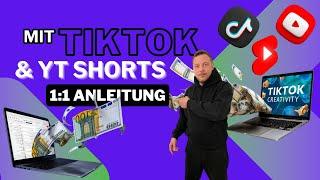 Mit TikTok & YouTube Short | Geld verdienen | Anleitung