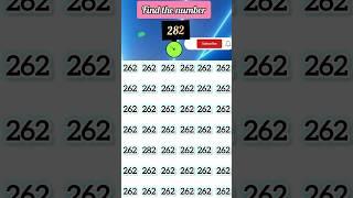 Spot the Hidden Number – Only Smart People Can! 
