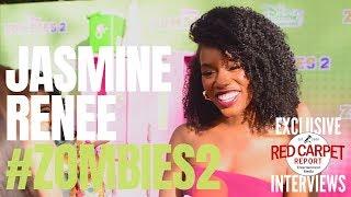 Jasmine Renee interviewed at Zombies 2 special screening at Disney Studios #DisneyChannel