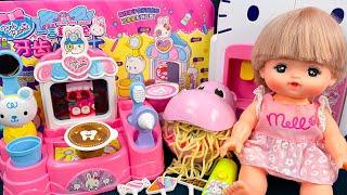 [80 minute video] PASTA COOKING TOY WITH DOLL KITCHEN  BEST ASMR Toy Unboxing