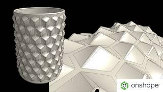 From Sketch to Spikes: Creating a Hexa-Spike Cup with Onshape