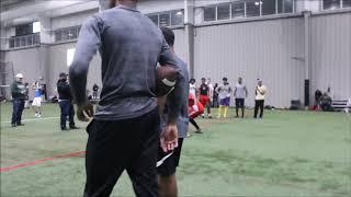 Southfield A&T 2019 CB Nic Jones (Ball State signee) highlights from Rising Stars Scouting Workout