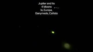 Jupiter and it’s 4 Moons - 09/26/22 - Just me, my dad, and his telescope.￼