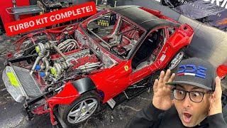 ITS DONE! COMPLETING 1500HP FERRARI V12 TWIN TURBO KIT