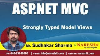 Strongly Typed Model Views | ASP.NET MVC Tutorial | By Mr.Sudhakar Sharma