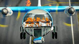 Plane Crashes With Dummies 10 - BeamNg Drive