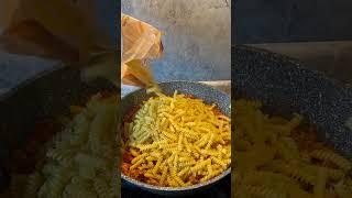 Макароны с фаршем на сковороде  #быстрыерецепты