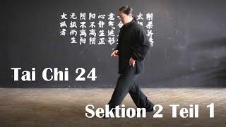 Tai Chi 24 - Tutorial: Sektion 2 - Teil 1 /24式太极拳 / 野马分鬃 1