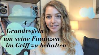 4 Grundregeln um seine Finanzen im Griff zu behalten / Budget / sinking funds / keine Schulden