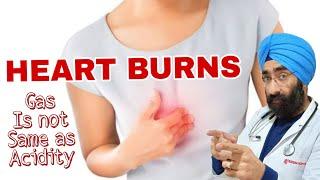 HEART BURNS | ACIDITY is not GAS | Explained Dr.Education (Eng)