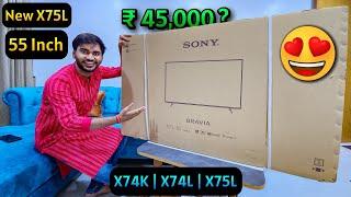 SONY Bravia 55 Inch Smart Google TV Unboxing & Review  Best 4k Smart TV 2024