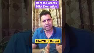 Exemption of Rent Paid to Parent's II #shorts #cavedtaya