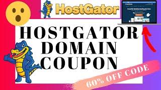 Hostgator Domain Coupon Code 2023 | Domain Name Discount