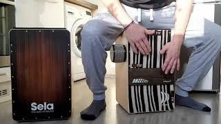 Cajon Sela vs. upgrade cajon Schlagwerk (tzv. “kachon”)