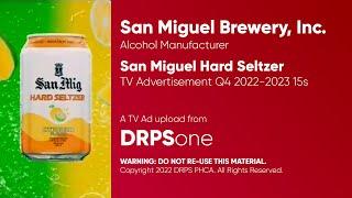 San Miguel Hard Seltzer TV Ad Q4 2022-2023 15s (Philippines)