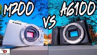 What's the BEST Entry Level 4K Mirrorless Camera? Sony A6100 VS Canon M200