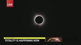 WATCH: Total solar eclipse happens in Texas