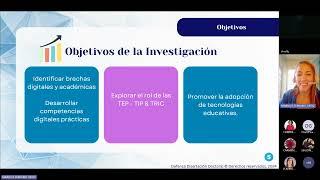 Defensa Disertación Doctoral Un Estudio Fenomenológico Descriptivo del Docente Digital del Siglo XX